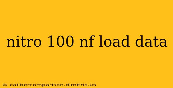 nitro 100 nf load data