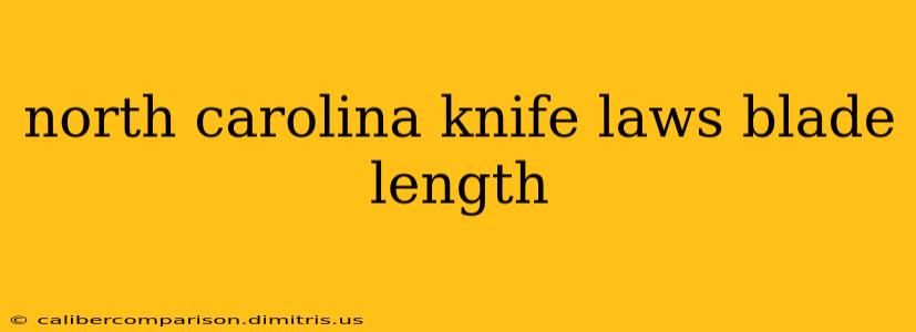 north carolina knife laws blade length