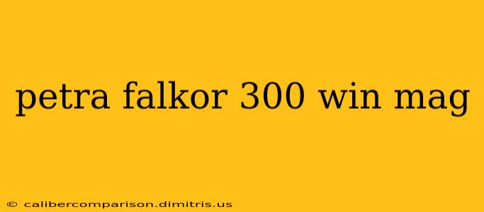 petra falkor 300 win mag