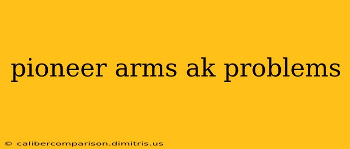 pioneer arms ak problems