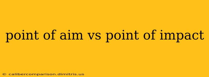 point of aim vs point of impact