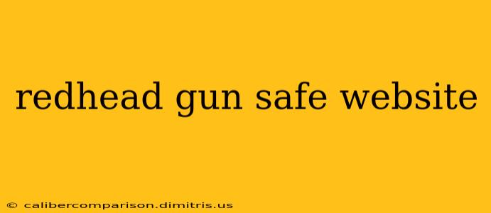 redhead gun safe website