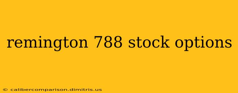 remington 788 stock options