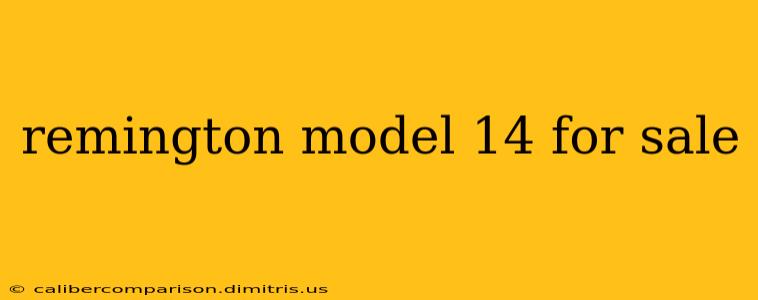 remington model 14 for sale