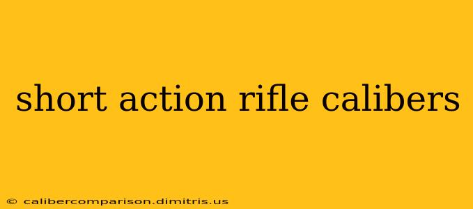 short action rifle calibers