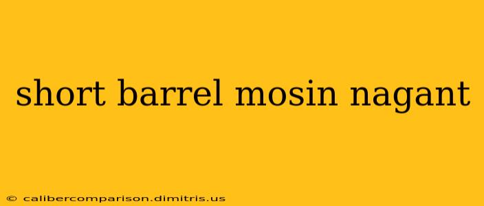 short barrel mosin nagant