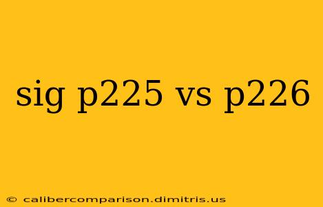 sig p225 vs p226