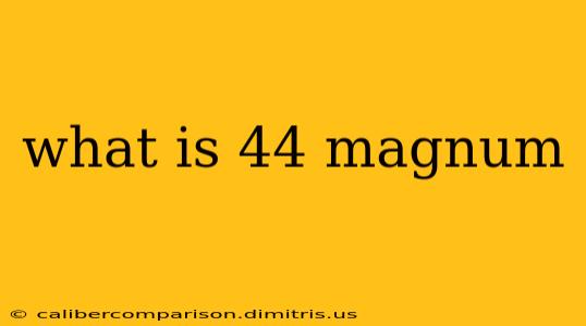 what is 44 magnum