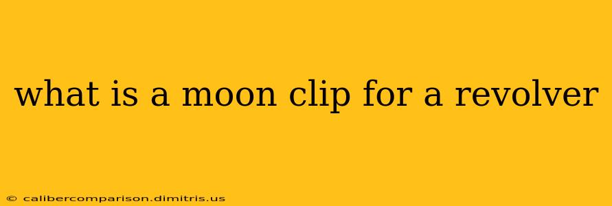 what is a moon clip for a revolver