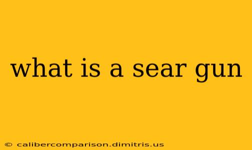 what is a sear gun