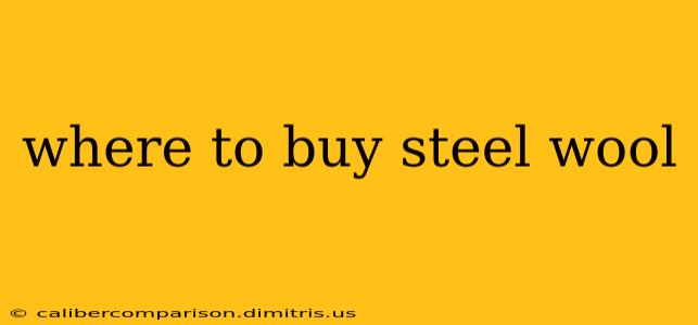 where to buy steel wool