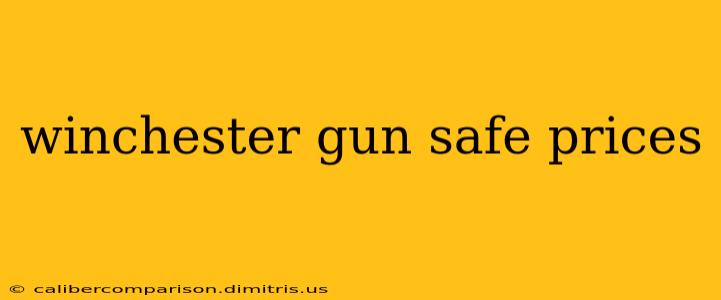 winchester gun safe prices